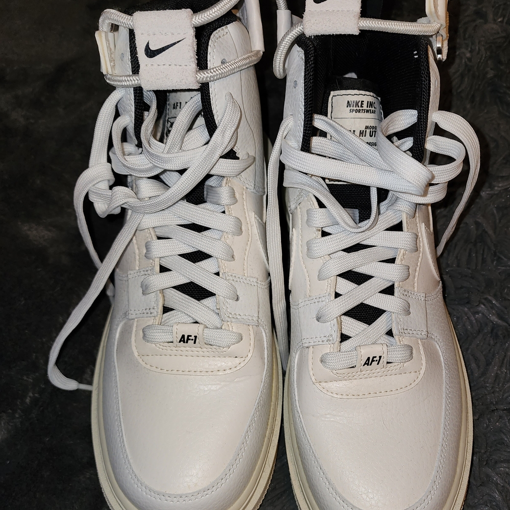 Nike Air Force 1 High Utility 2.0 as "Summit White" Mens Size 9 - Picture 2 of 9
